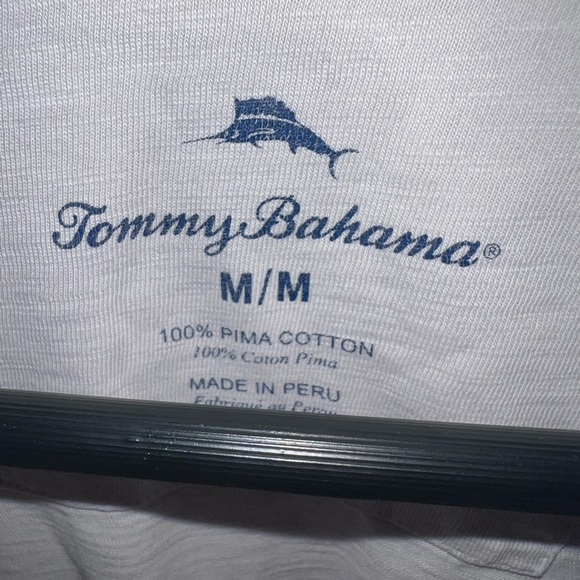 Tommy Bahama Gray & Green Floral long sleeve shirt size M - Picture 9 of 9